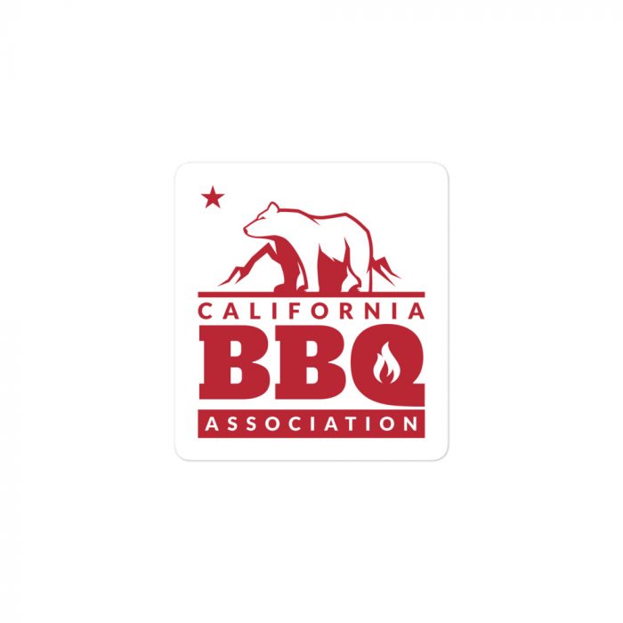 California BBQ Association Sticker