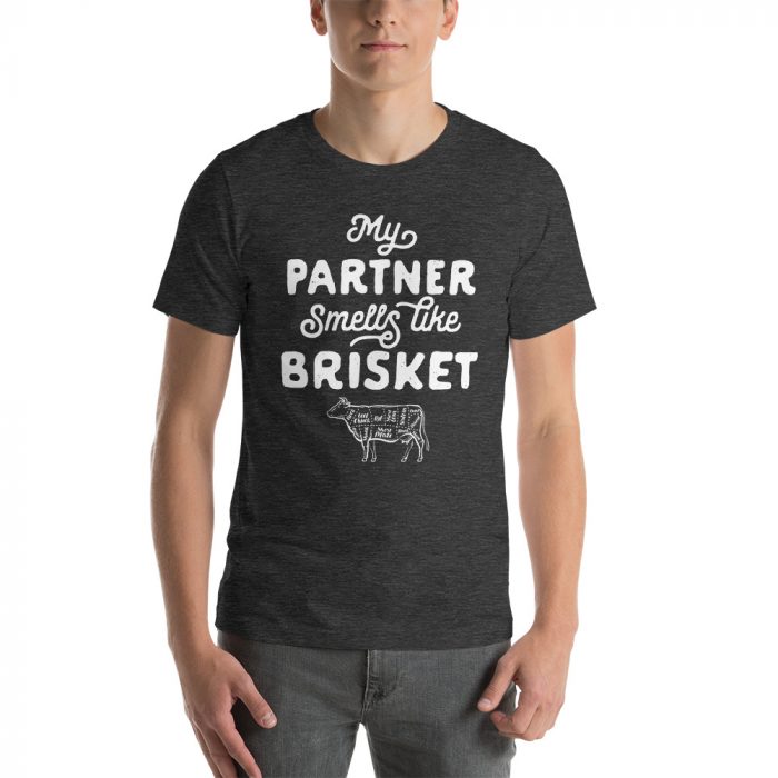 My Partner Smells Like Brisket T-Shirt - Image 4
